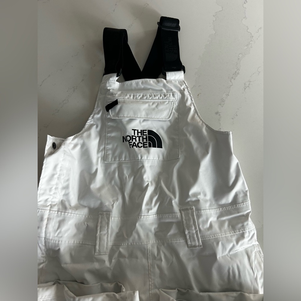 The North Face White Insulated Ski pants/Overalls